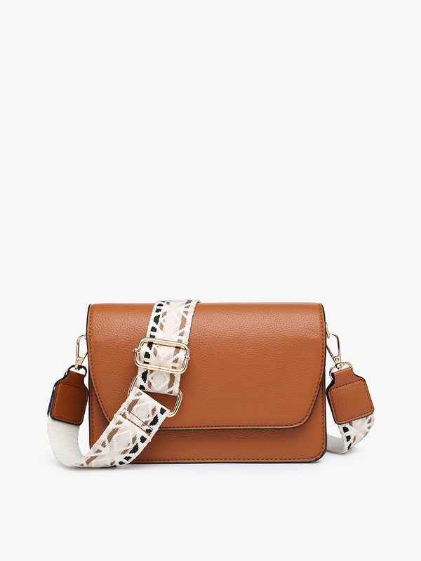 The Finley Crossbody With Guitar Strap - Brown