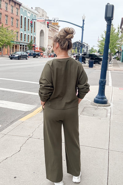 Macey Lounge Set - Olive