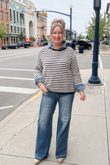 Brinley Striped Pullover