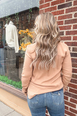 Paulina Button Up - Camel