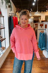 Paisley Striped Hoodie