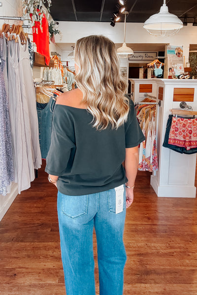 Joni Off Shoulder Top - Black
