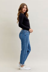 Judy Blue Mid Rise Boyfriend Jean