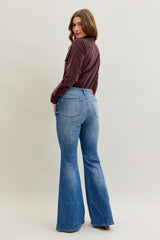 Judy Blue Jaqueline Double Angular Seam Jeans