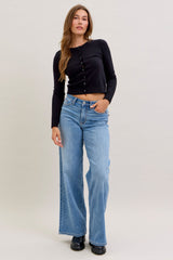 Judy Blue Retro Wide Leg Jean