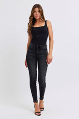 Judy Blue Tummy Control Skinny - Black