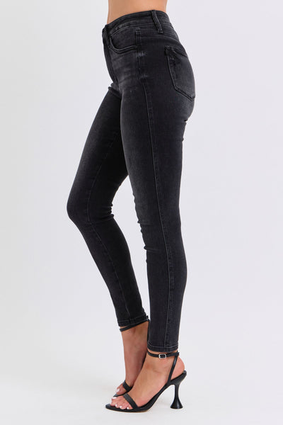 Judy Blue Tummy Control Skinny - Black