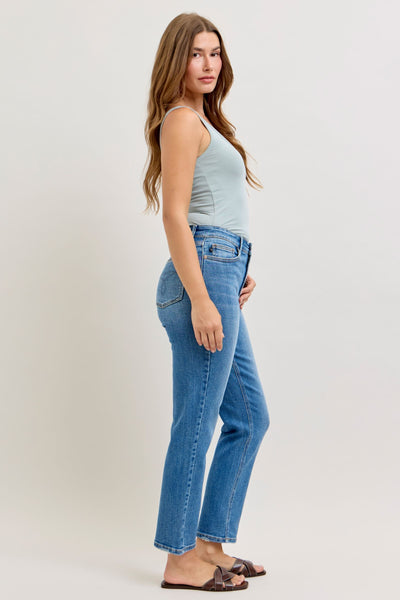 Judy Blue High Waist Ankle Straight Jean