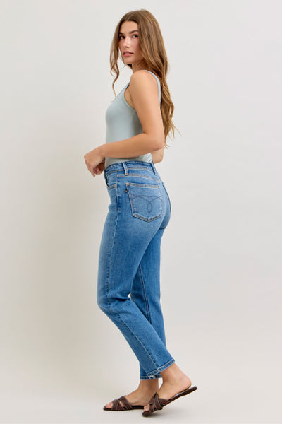 Judy Blue High Waist Ankle Straight Jean