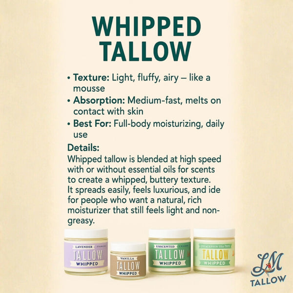 Lavender Whipped Tallow Moisturizer - 9oz