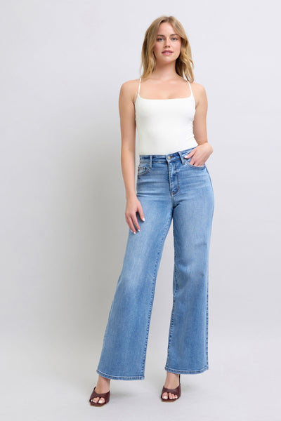 Judy Blue HW Retro Wide Leg Jean