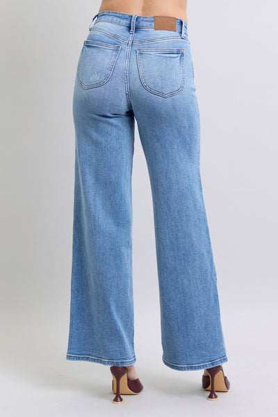 Judy Blue HW Retro Wide Leg Jean
