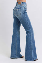 Judy Blue High Waist Flare With Pocket