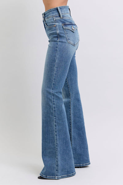 Judy Blue High Waist Flare With Pocket