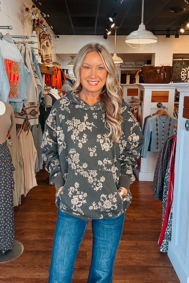 Lex Floral Hoodie