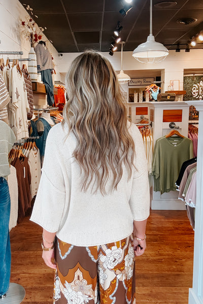 Maeve Oatmeal Pullover