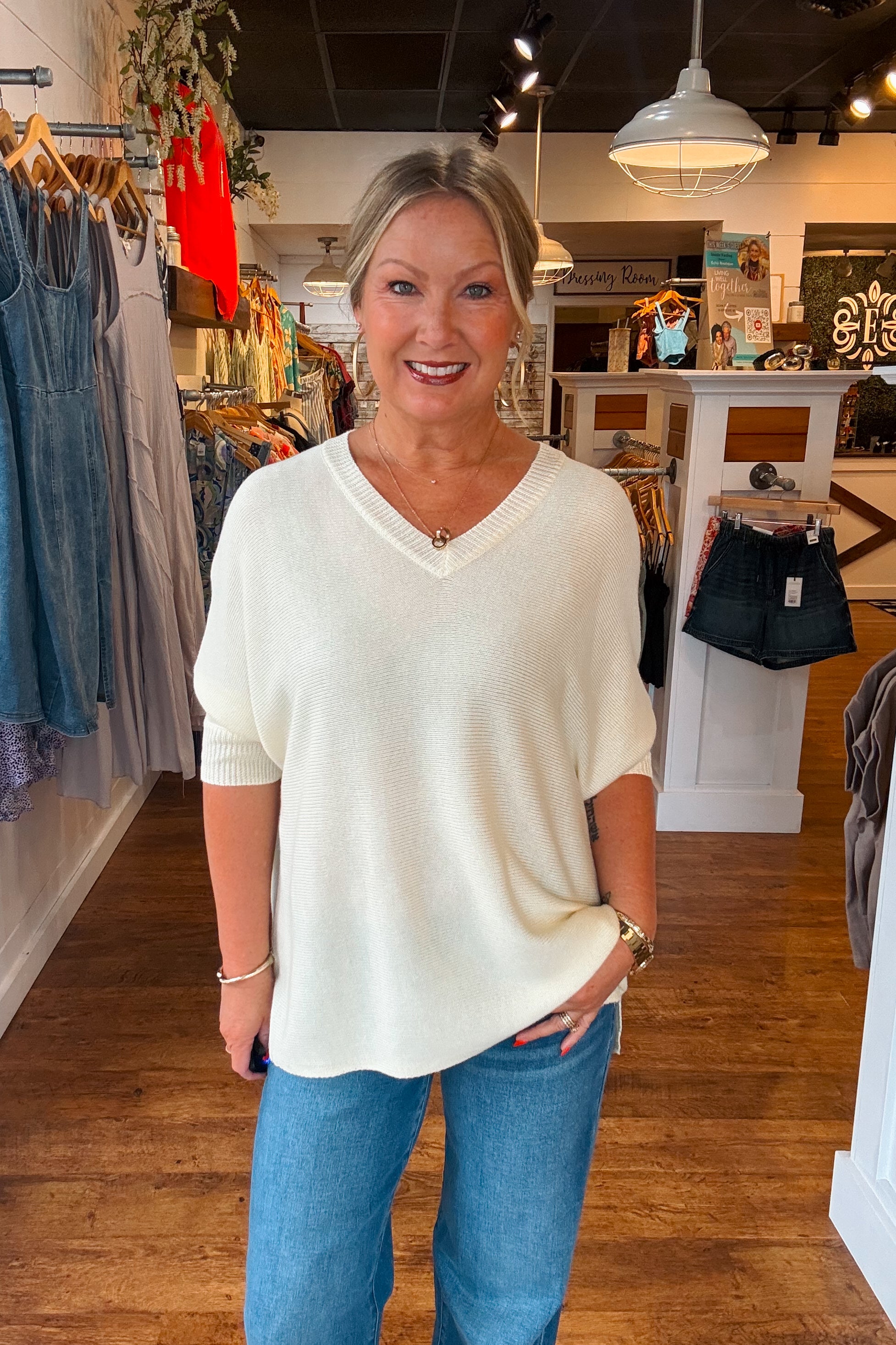 Rayna Lightweight Sweater - Pale Yellow