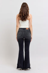Judy Blue Flare With Mock Fray Tulip Hem