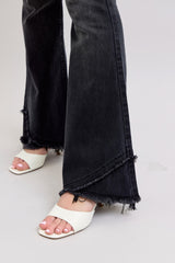Judy Blue Flare With Mock Fray Tulip Hem