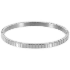 Kyle Bangle Bracelet - Silver