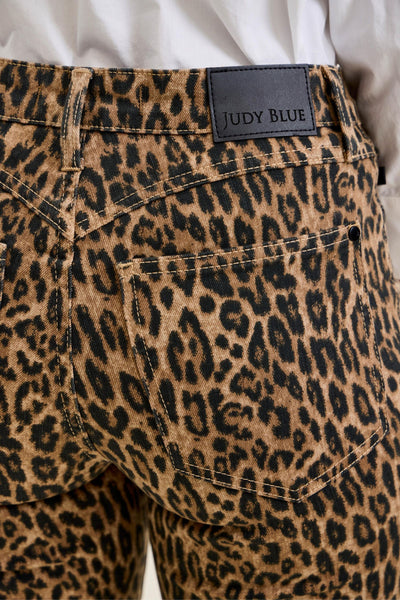Judy Blue Jaqueline Leopard Print Jeans