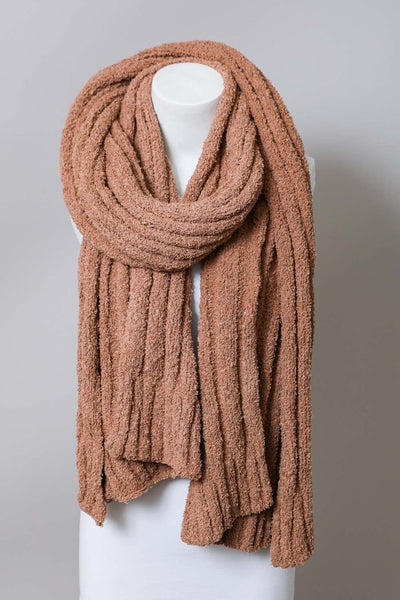 Ultra Soft Vertical Knit Scarf