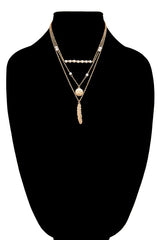 Multi Mix Charm Necklace - White