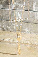 Multi Mix Charm Necklace - White
