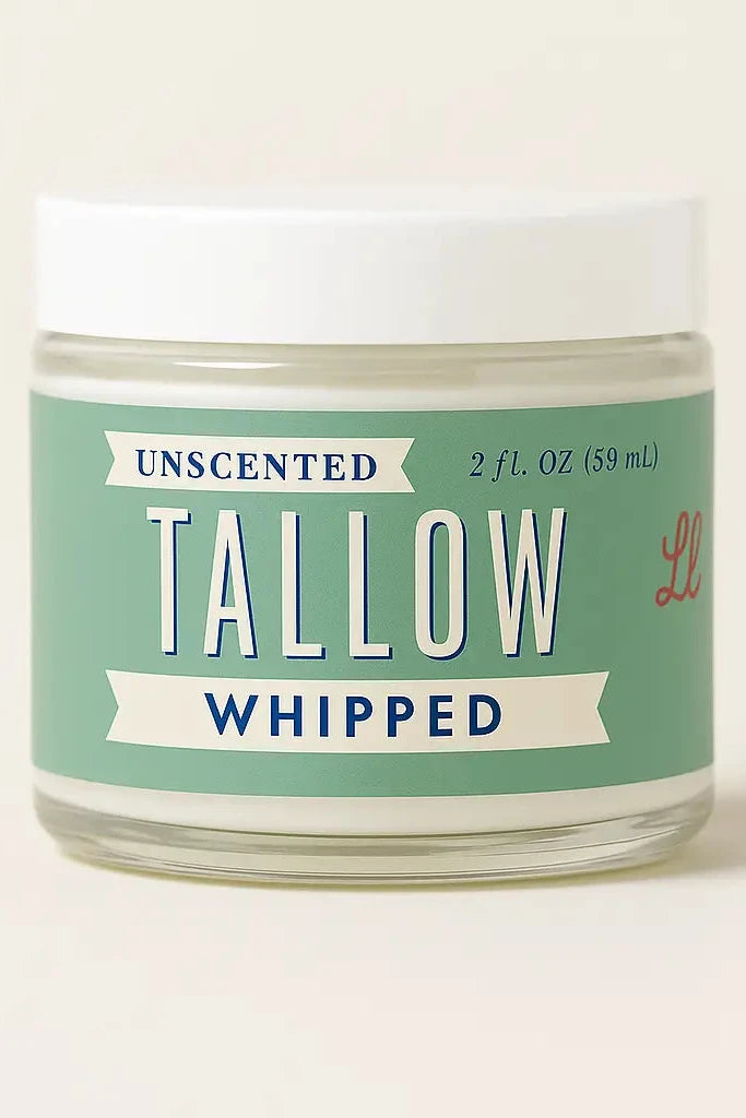 Unscented Whipped Tallow - 9 oz