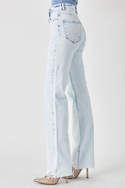 Risen High Rise Long Inseam Straight Jean