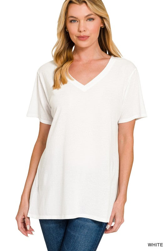 Oversized Boyfriend Tee - White