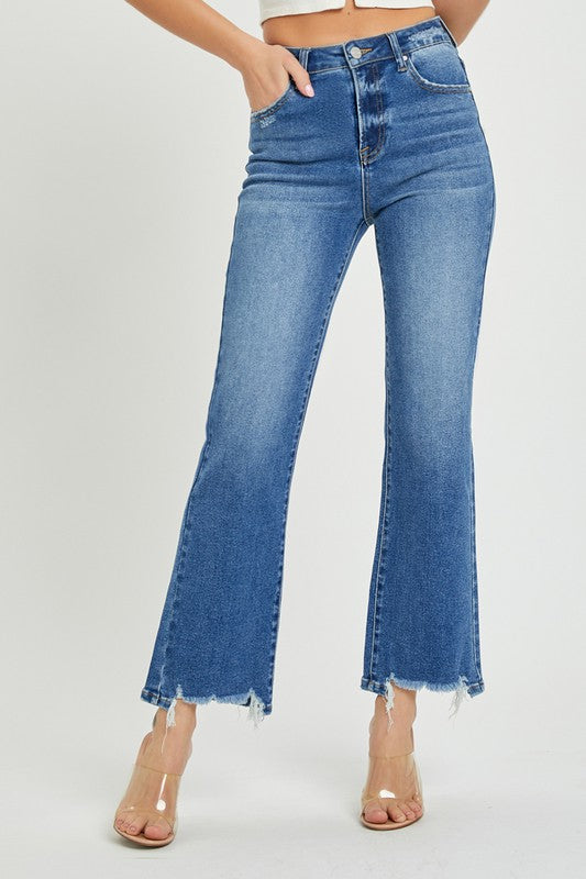 Risen High Rise Relaxed Straight Jean