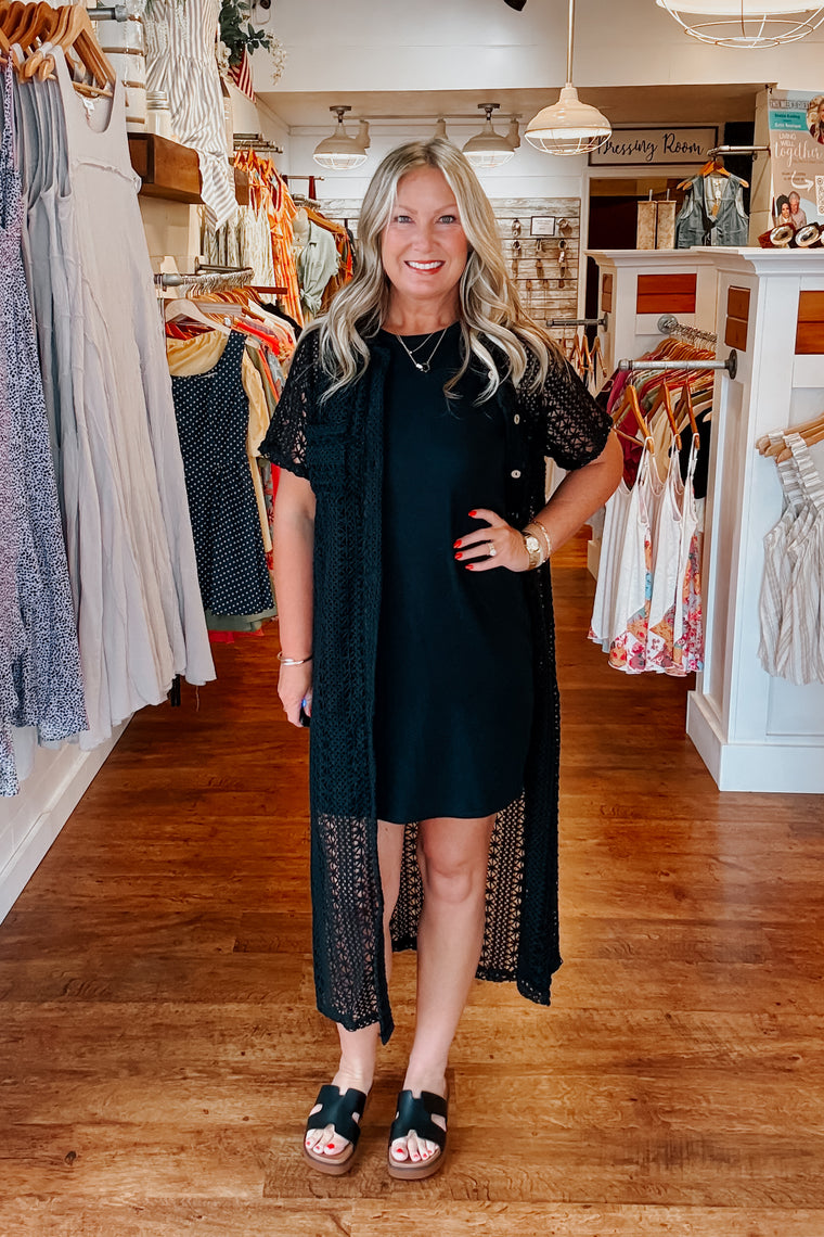 Ester Crochet Maxi Duster