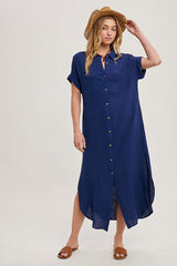 Skylar Maxi Shirt Dress