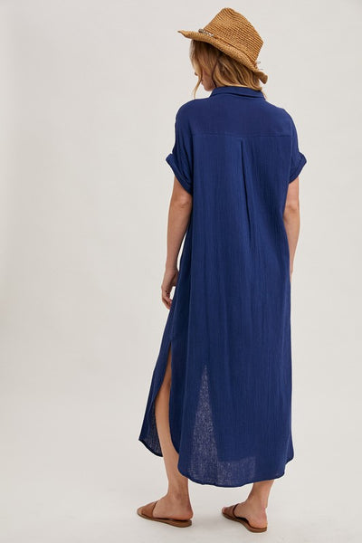 Skylar Maxi Shirt Dress