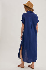 Skylar Maxi Shirt Dress