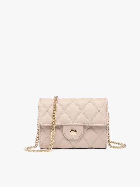 Quilted Clutch - Sand