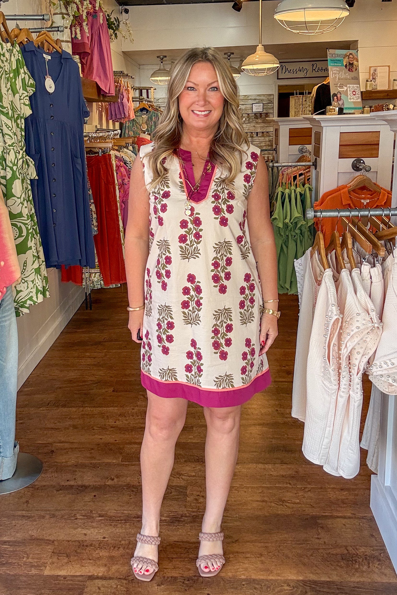 Maybelle Mini Dress - Berry