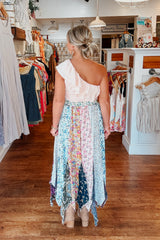 Handkerchief Maxi Skirt
