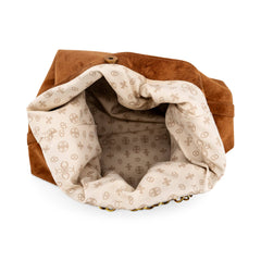 Sava Suede Tote Bag - Camel
