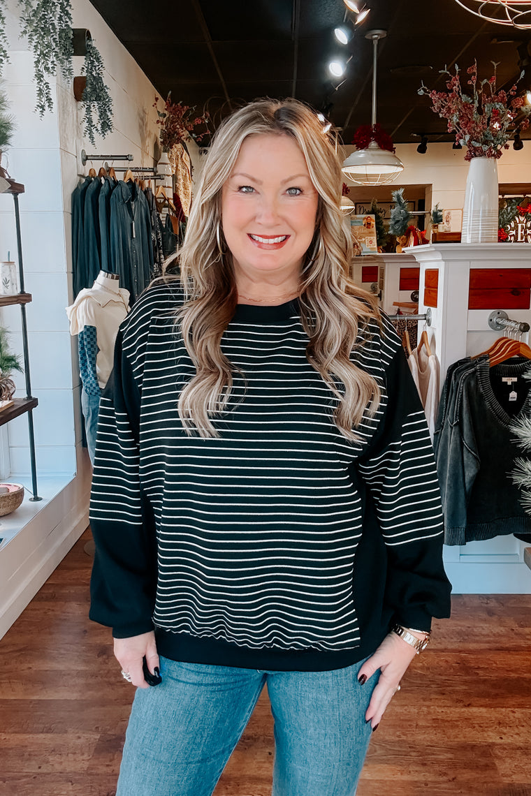 Carly Striped Pullover