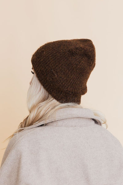 Vintage Distressed Knit Beanie