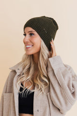 Vintage Distressed Knit Beanie