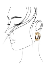 Tripple Hoop Earring -Gold
