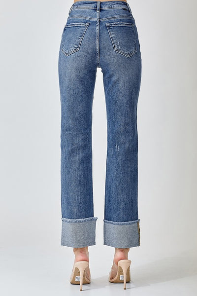Risen HR Straight Cuffed Relaxed Jean