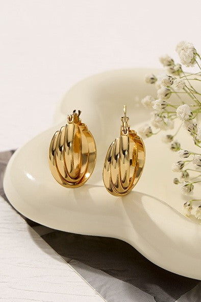 Tripple Oval Hoops