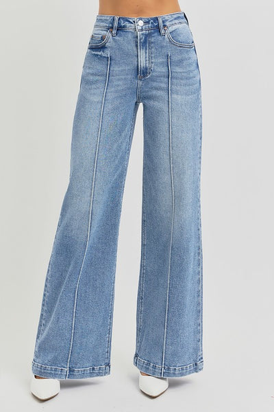 Risen Pintuck Detail Jeans