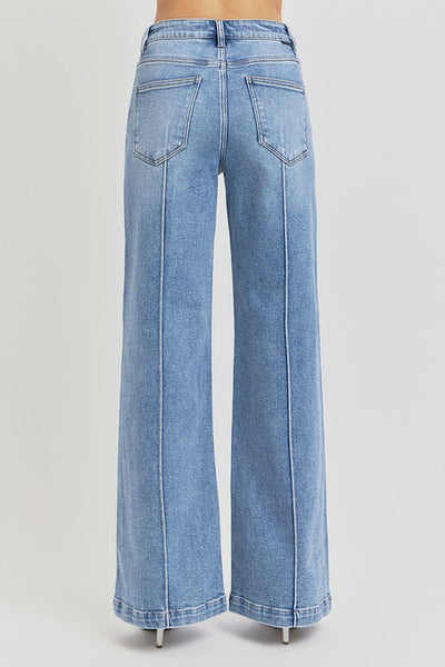 Risen Pintuck Detail Jeans
