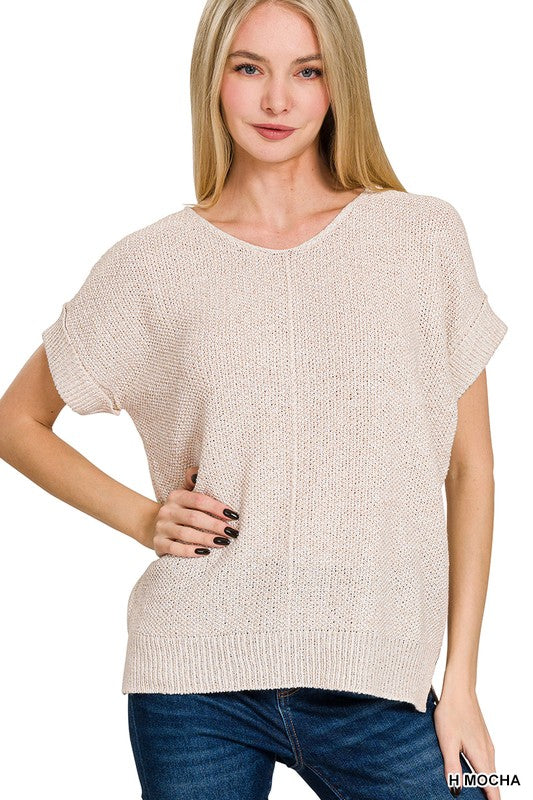 Audrey Pullover - Heather Mocha