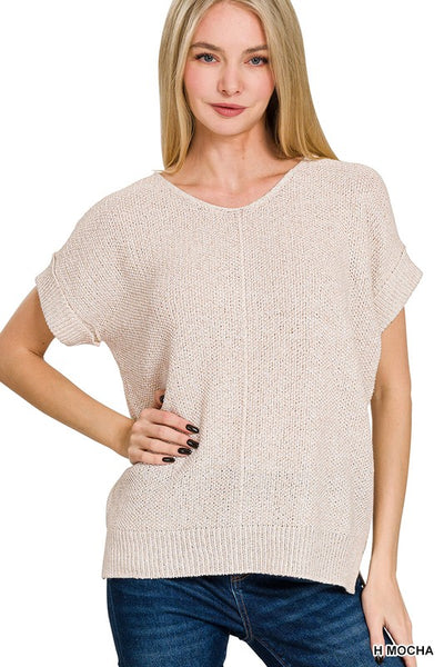Audrey Pullover - Heather Mocha